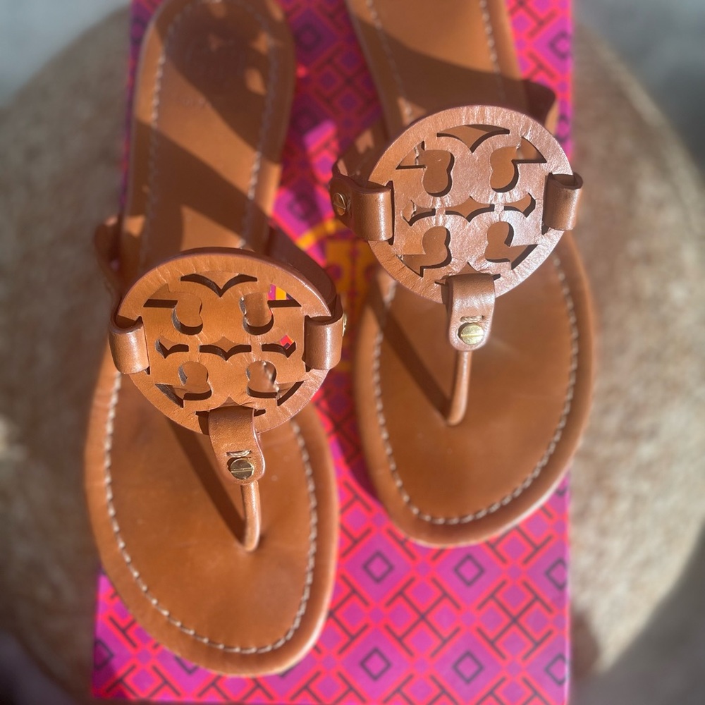Tory Burch Leather Miller Sandal